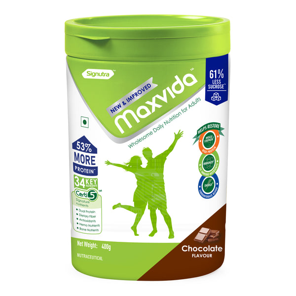 Maxvida | Wholesome Daily Nutrition for Adults | Chocolate