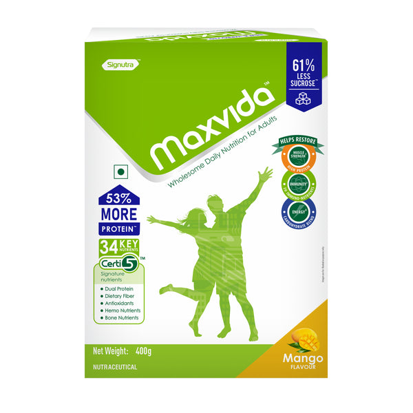 Maxvida | Wholesome Daily Nutrition for Adults | Mango